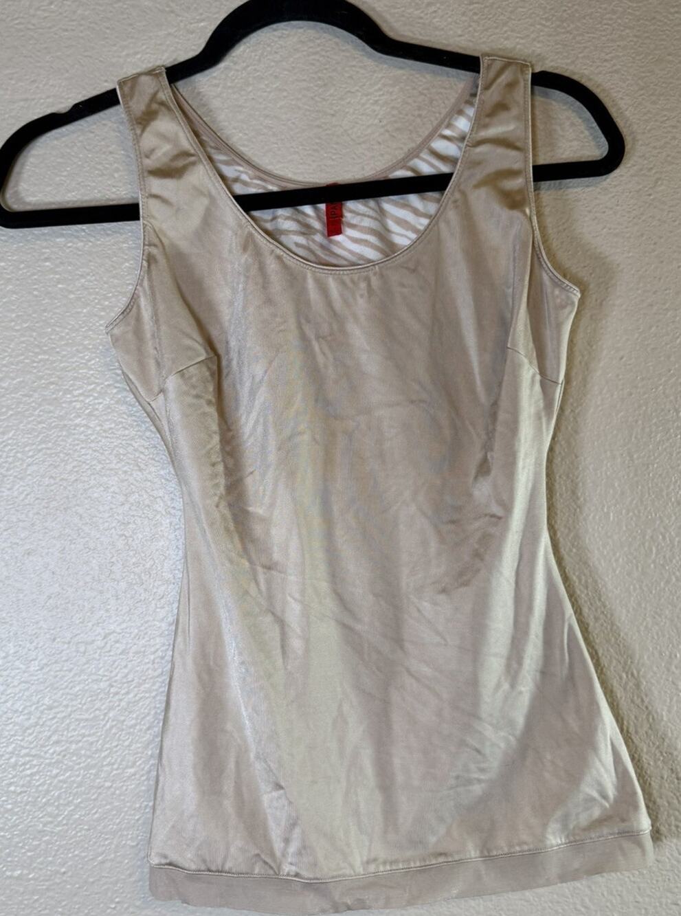 Spanx Size Large Tan Shapewear Tank